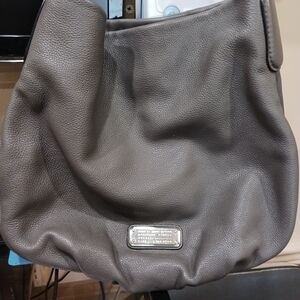 Marc by Marc Jacobs Pebbled Leather Hobo Bag in Taupe